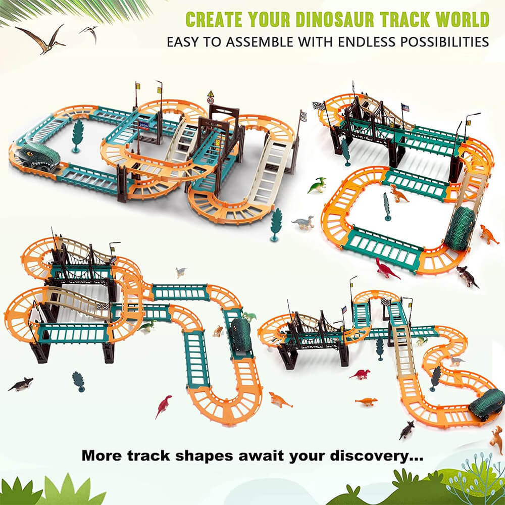 DINO MULTIPLE LAYOUTS TRACK SET