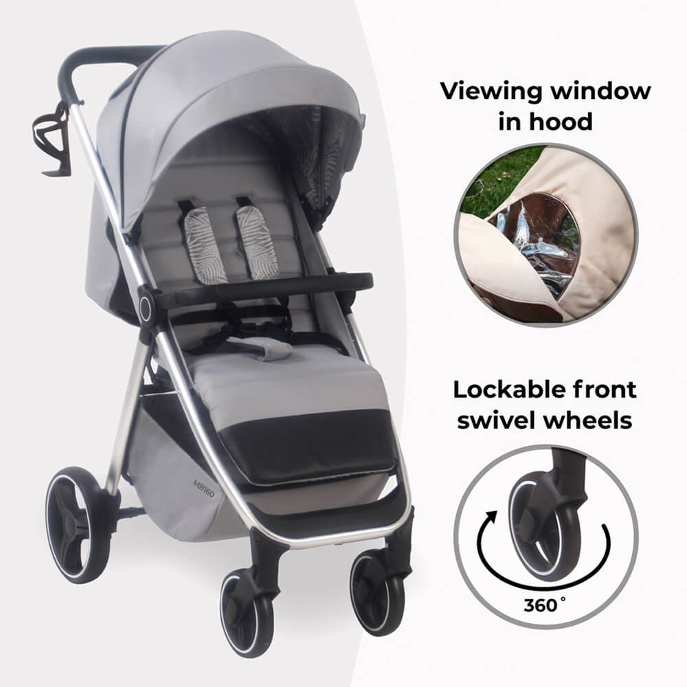 LIGHT-WEIGHT FOLDABLE BABY STROLLER