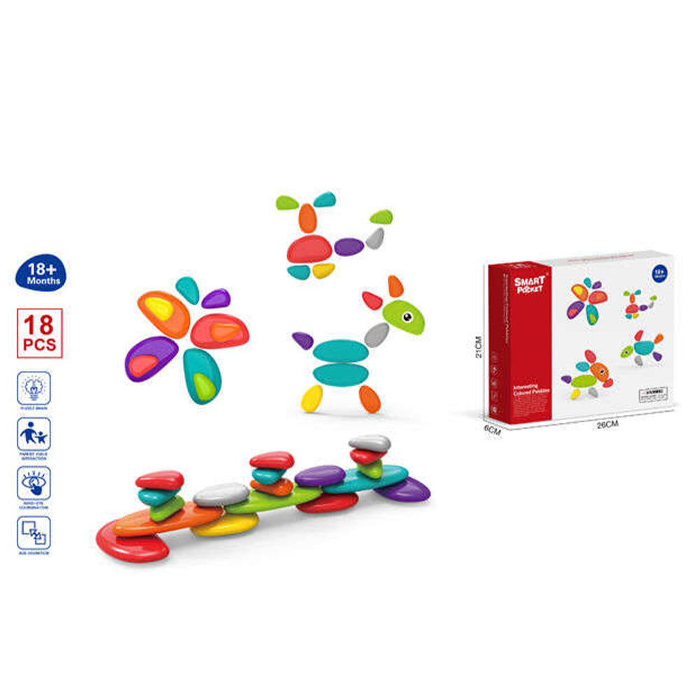 INTERESTING COLORED PEBBLES 11 - SMART POCKET