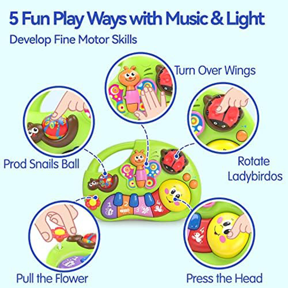 5 IN 1 INTERACTIVE EARLY EDUCATION PIANO TOY