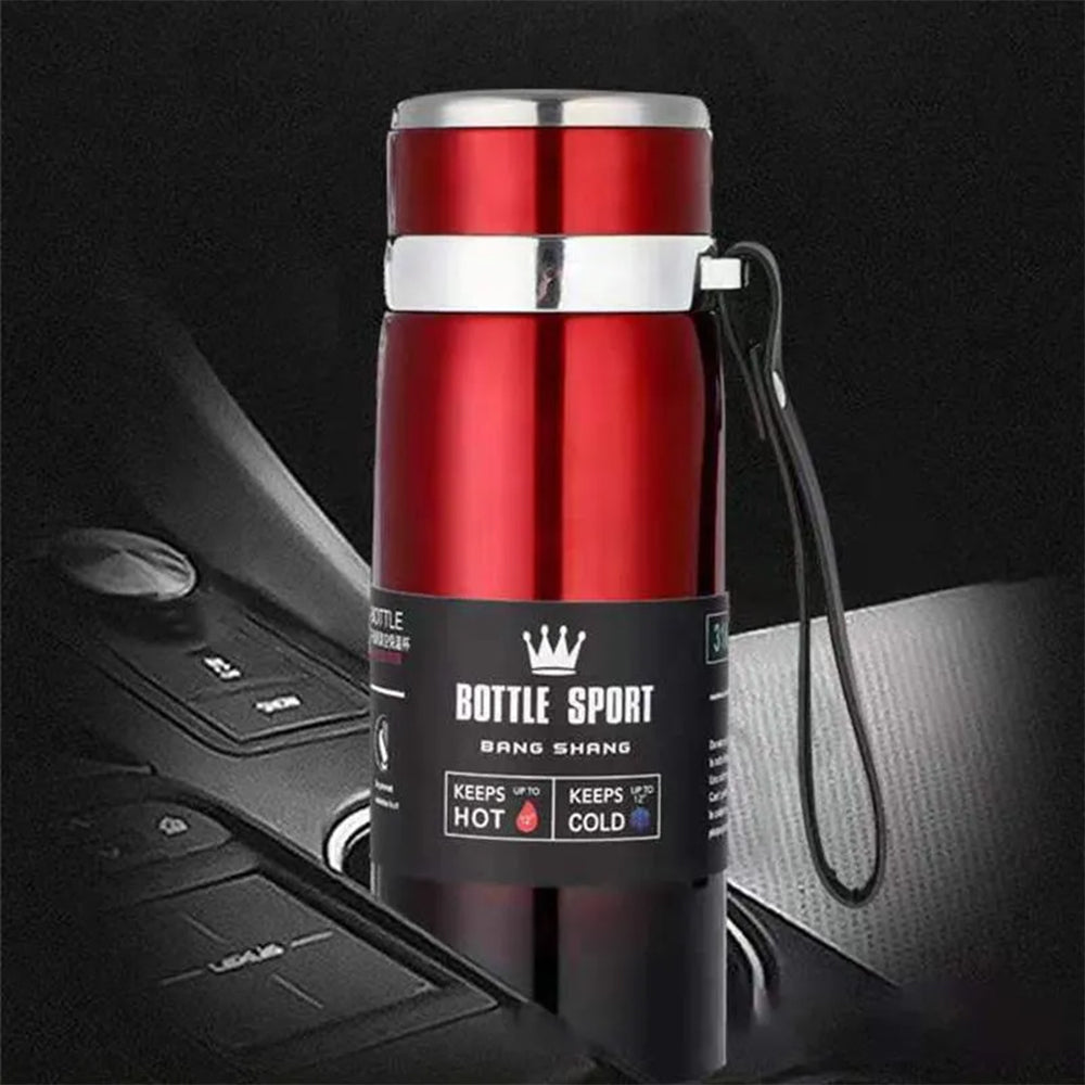 DOUBLE STAINLESS STEEL VACUUM FLASK WATER BOTTLE 800ML