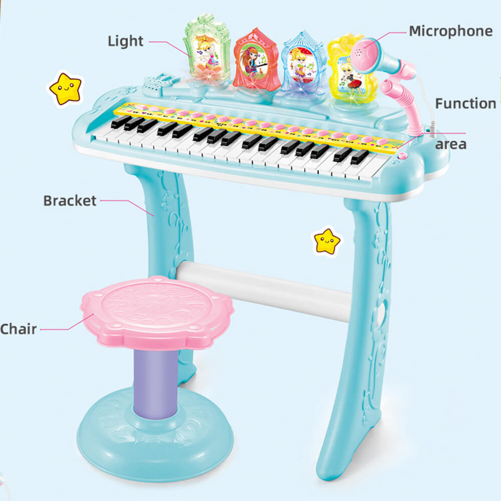 MUSICAL ORGAN STAND KIDS ELECTRIC PIANO KEYBOARD TOY