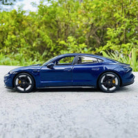 Thumbnail for BURAGO 1:24 PORSCHE TAYCAN TURBO S DIECAST MODEL BL