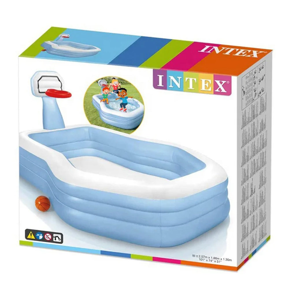 INTEX SWIM CENTER SHOOTIN HOOPS FAMILY POOL - 57183