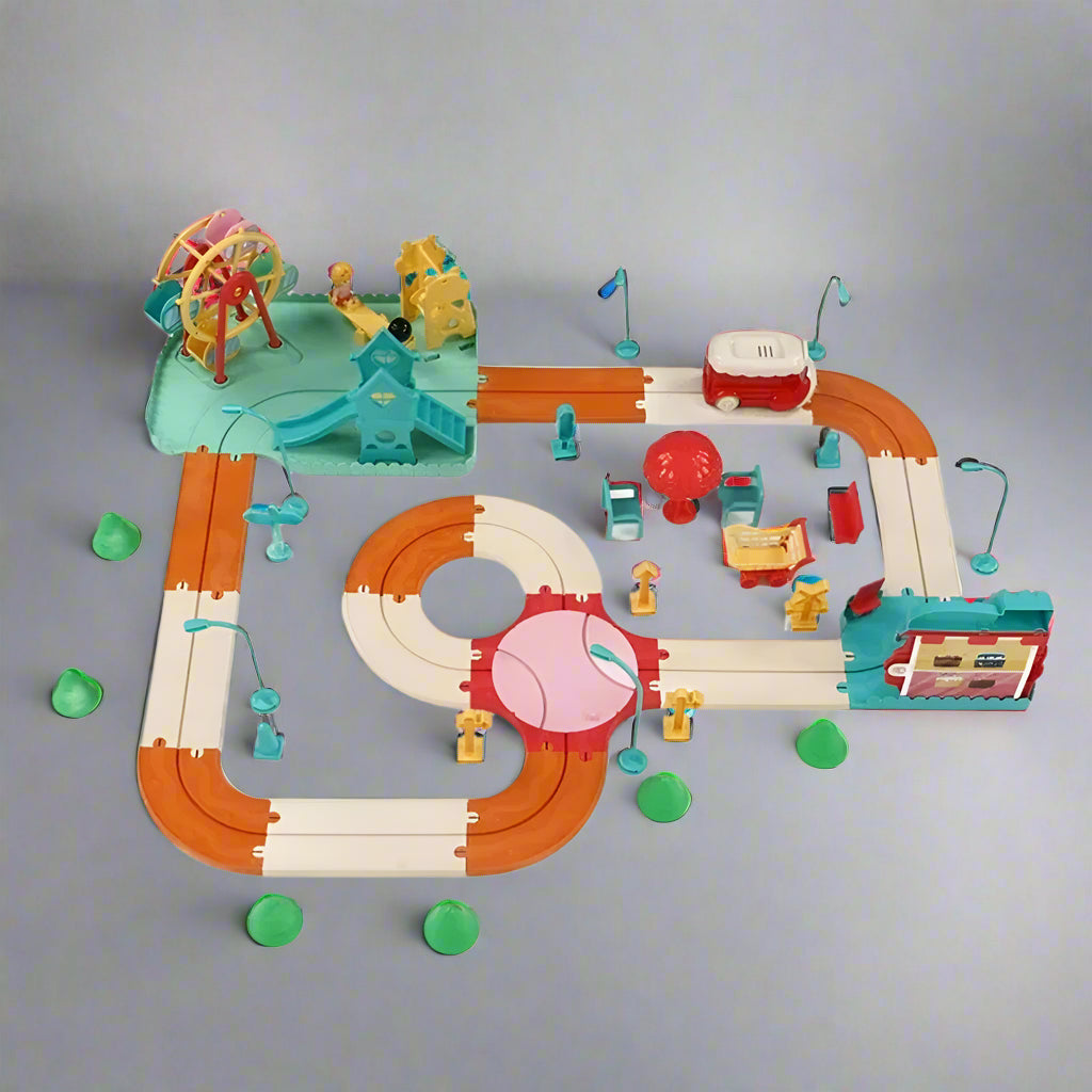 RAIL CAR ASSEMBLED TRACK SET
