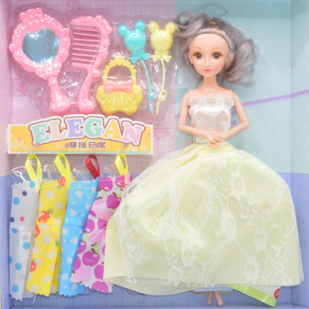 BEAUTIFUL PRINCESS DOLL WITH ACCESSORY