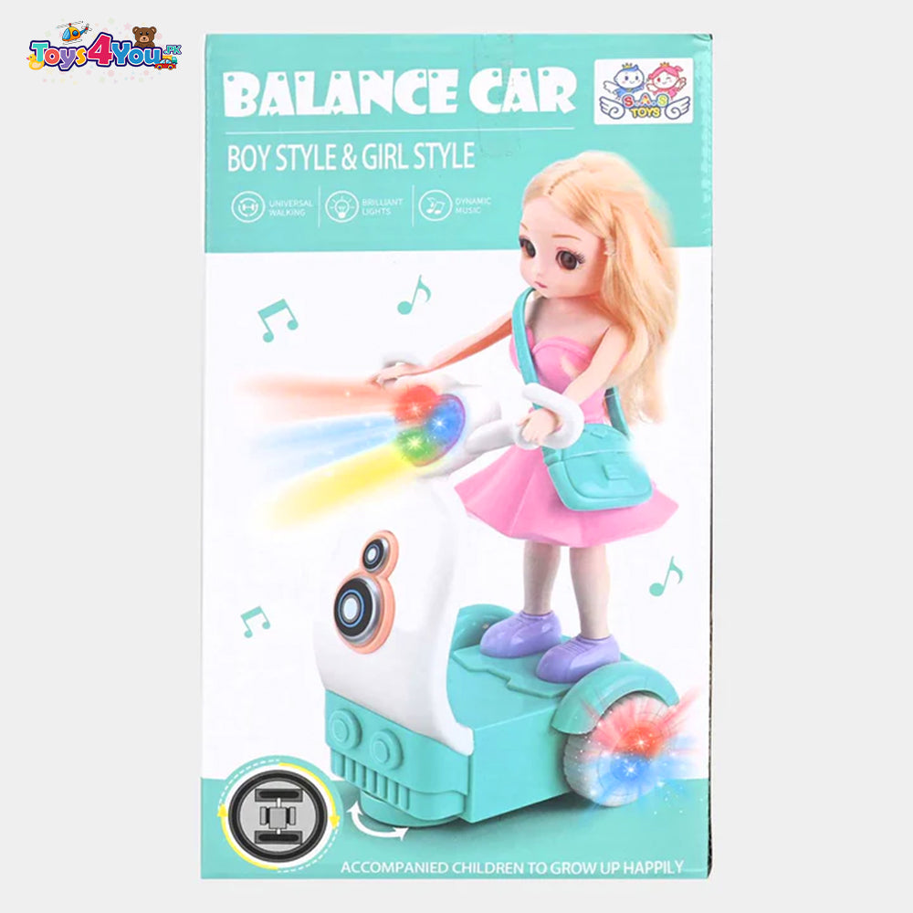 BALANCE DOLL CAR WITH LIGHT & SOUND