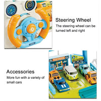 Thumbnail for DINOSAUR STEERING WHEEL 4 CAR BREAKOUT ADVENTURE TRACK SET