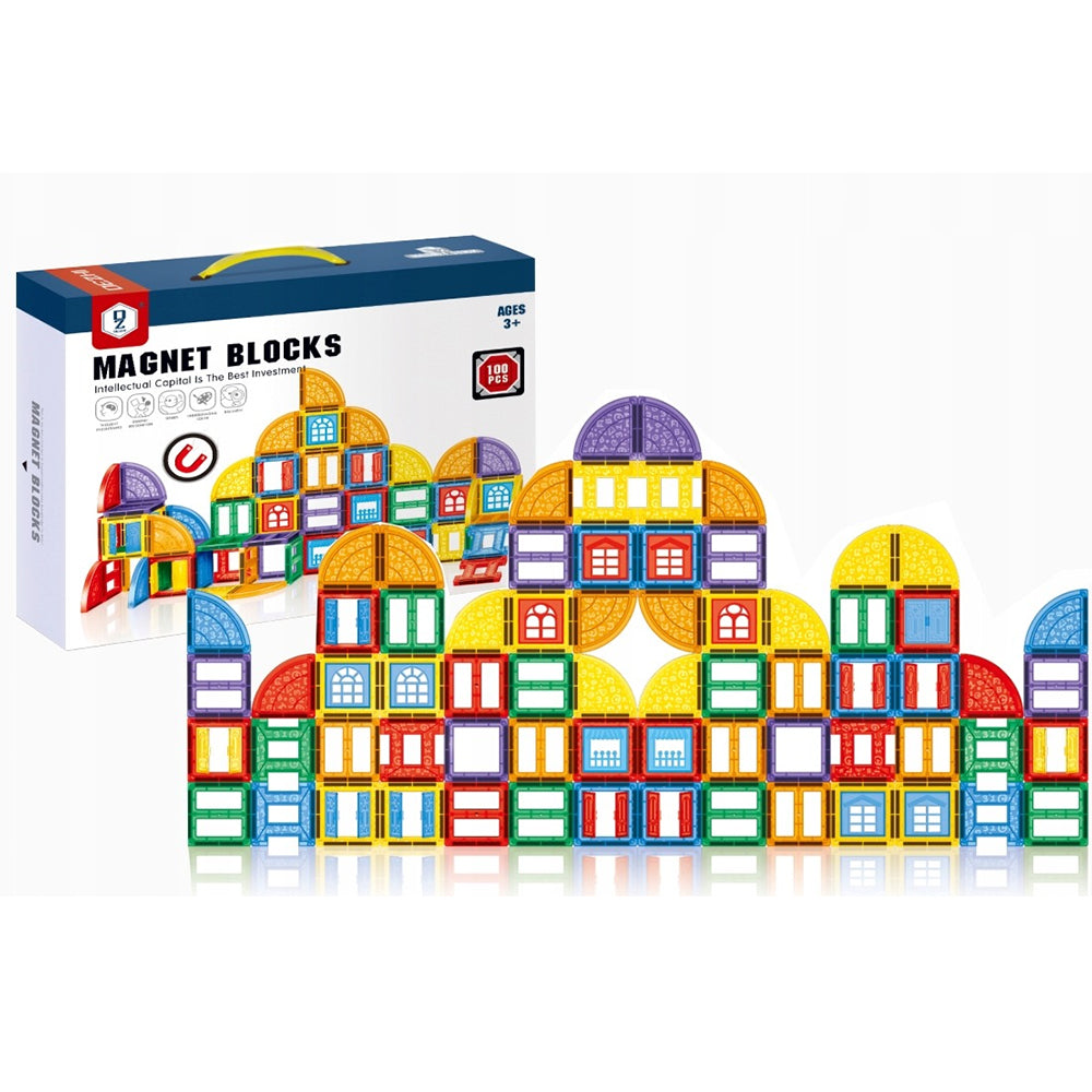 MAGNETIC BLOCKS FOR KIDS - 100PCS