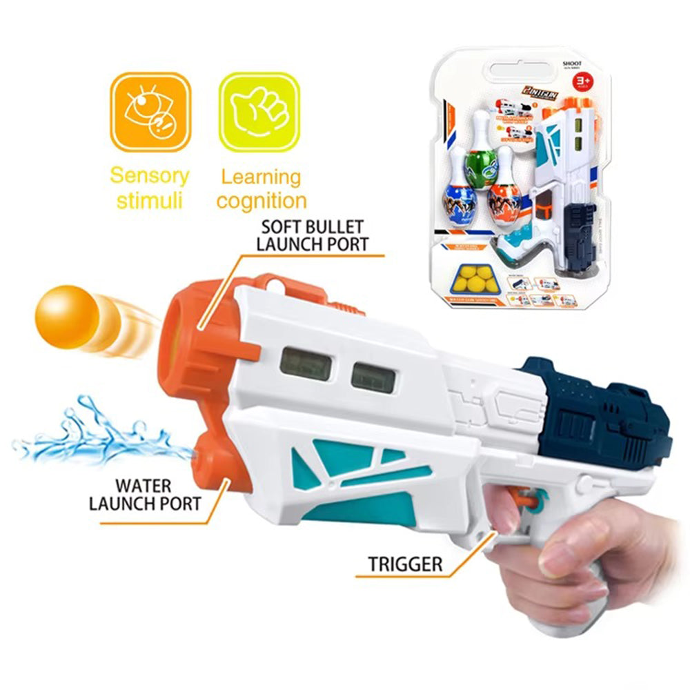 2 IN 1 SOFT BALL SHOOTING WATER GUN TOY