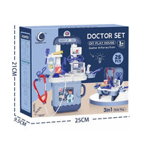 Thumbnail for 3 IN 1 DIY DOCTOR PLAY SET - 26 PCS