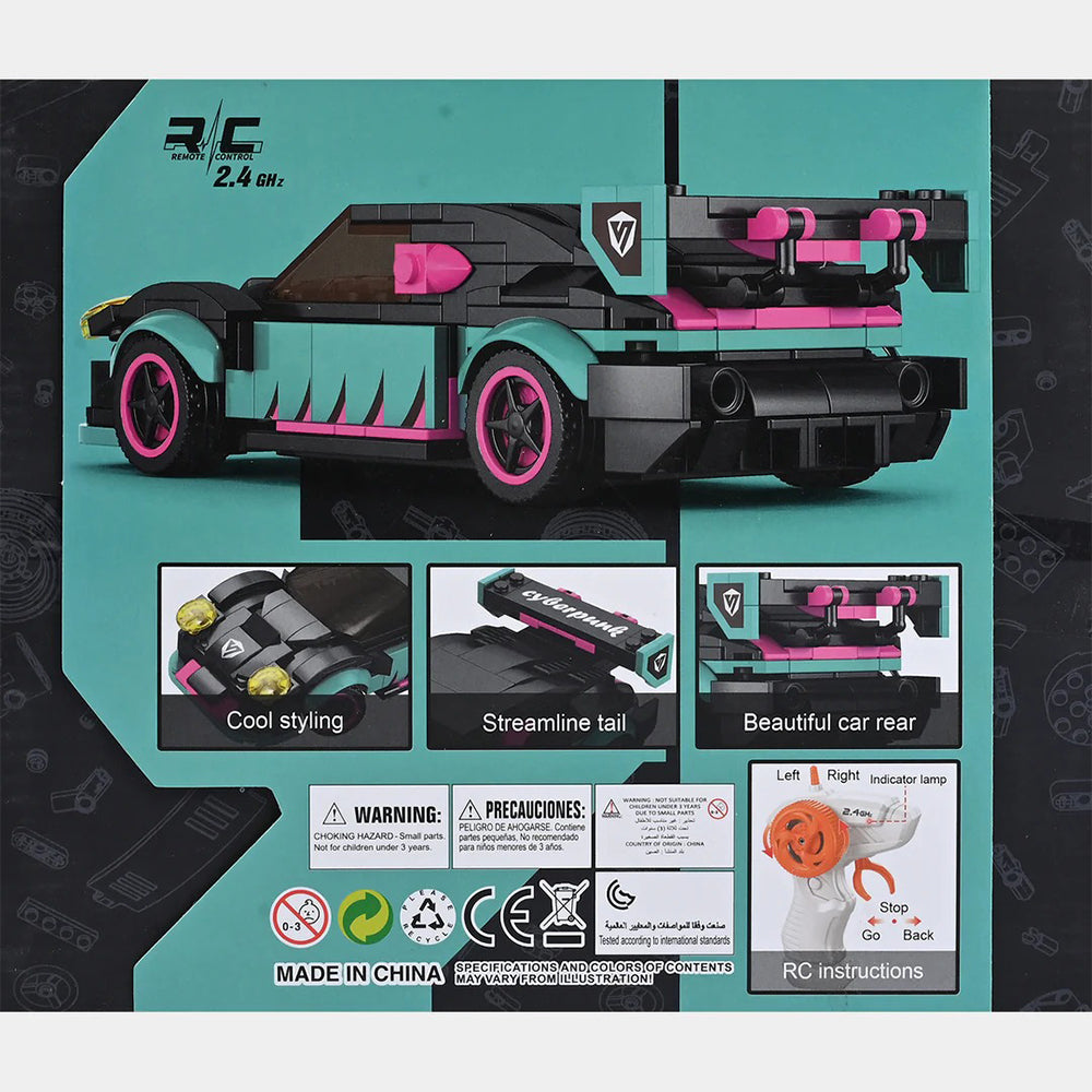 BUILDING BLOCK REMOTE CONTROL CAR FOR KIDS