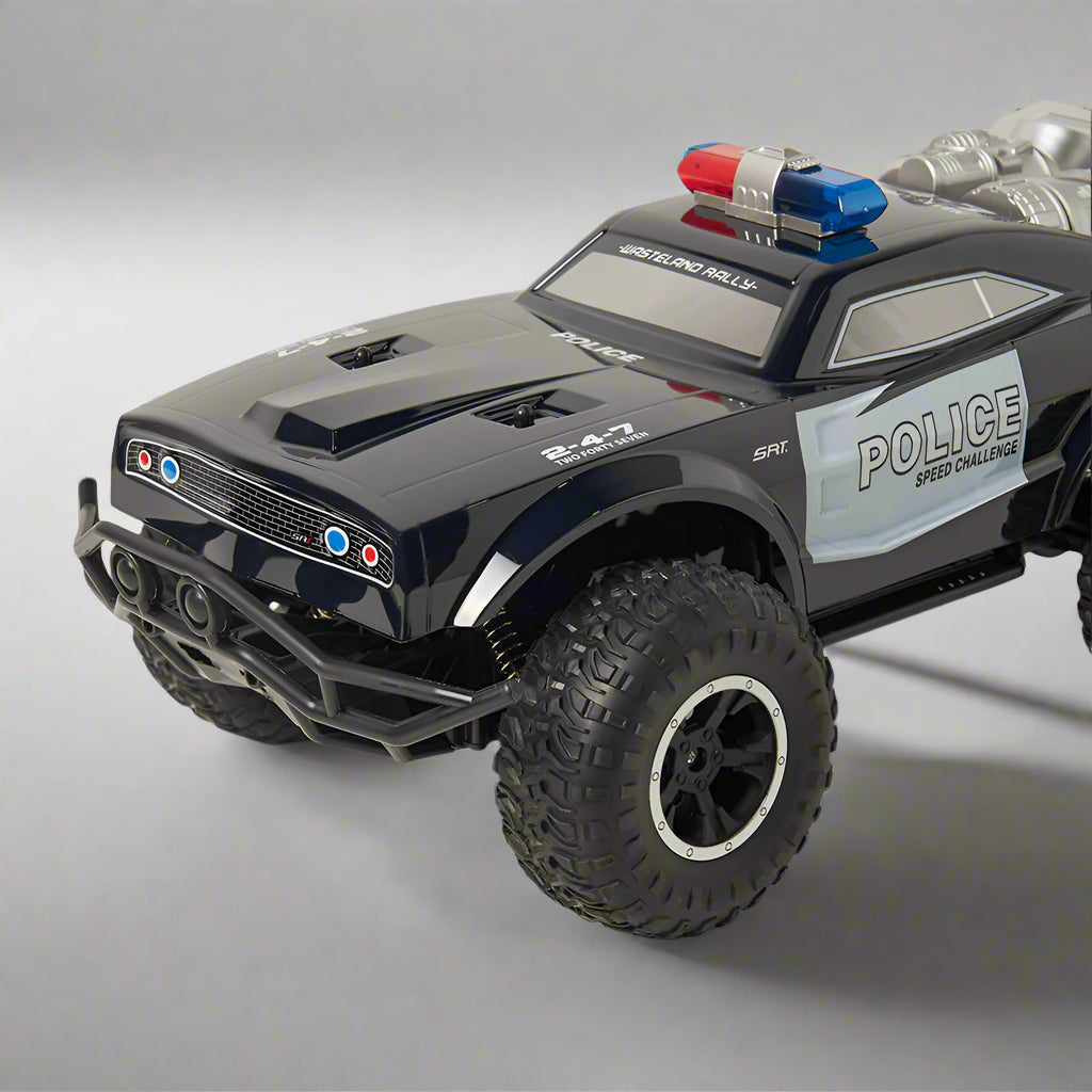 1:8 REMOTE CONTROL POLICE CAR WITH LIGHT