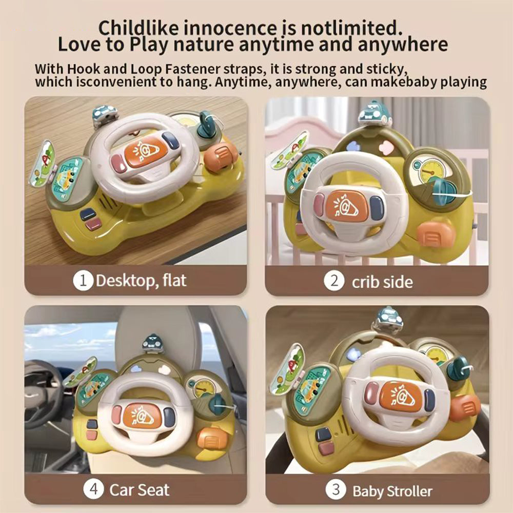 MULTIFUNCTION SIMULATION STEERING WHEEL TOY