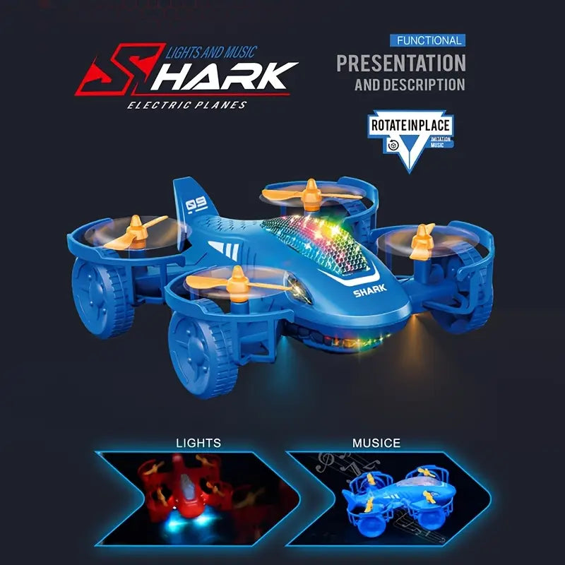 360 ROTATING SHARK WITH LIGHT & MUSIC