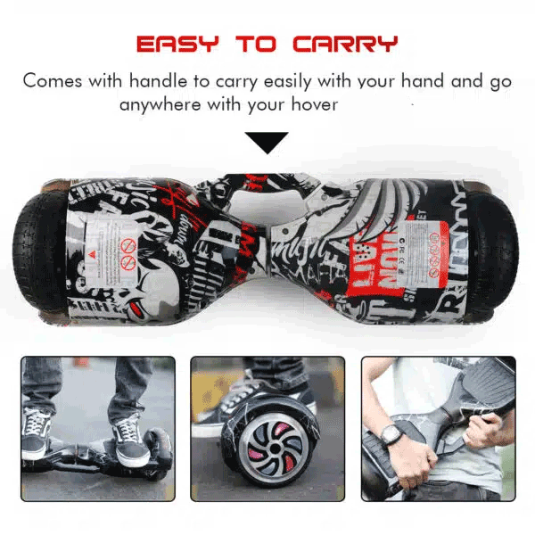 KIDS 6.5 INCH SMART WHEEL BALANCE WITH BLUETOTH PAINTED COLOR HOVERBOARD