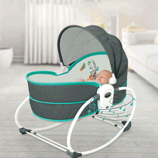 MASTELA DELUX 5 IN 1 BASSINET & ROCKER CHAIR