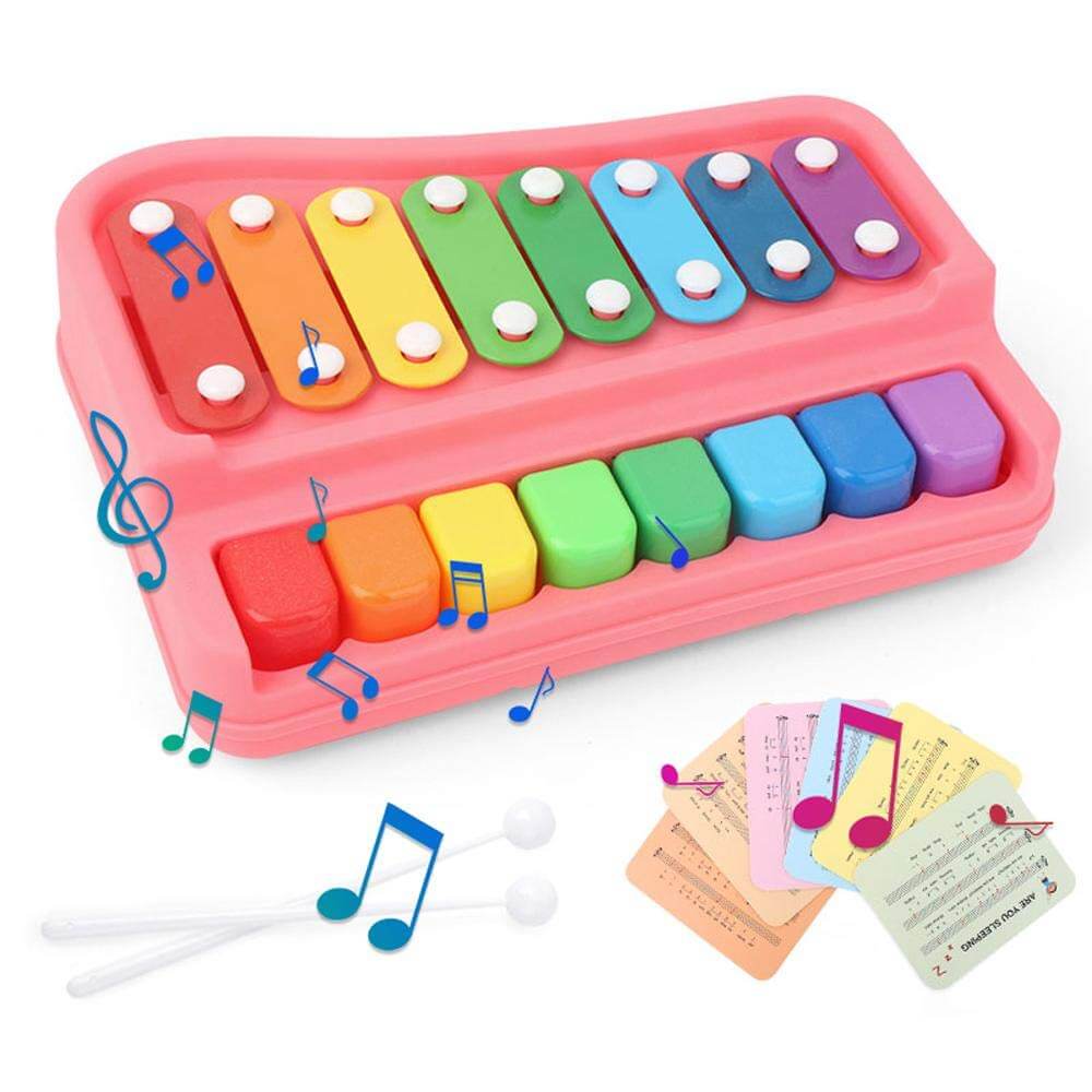 2 IN 1 XYLOPHONE & PIANO MUSICAL INSTRUMENT