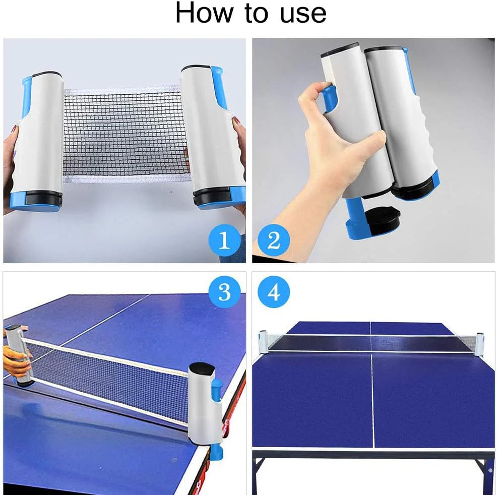 ADJUSTABLE TABLE TENNIS NET