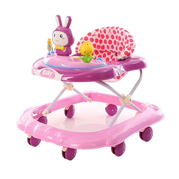 MUSICAL BABY WALKER FOLDABLE & HEIGHT ADJUSTABLE