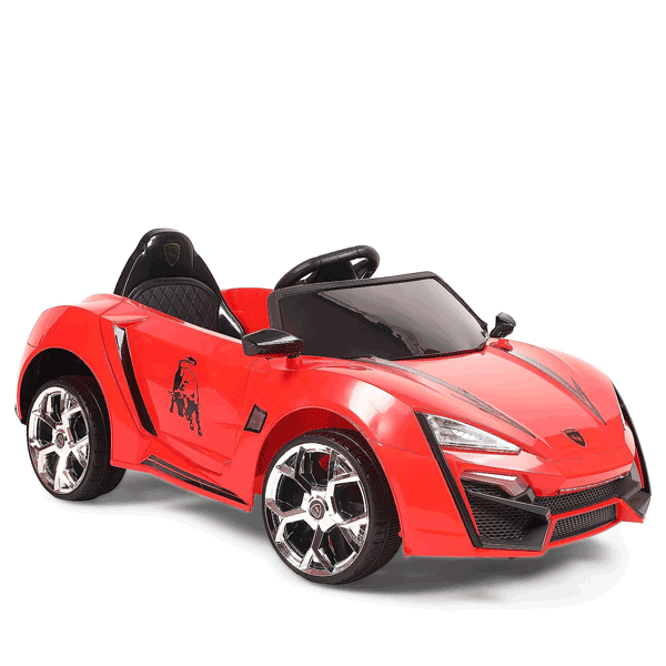 KIDS LAMBORGINI BATTERY OPERATED RIDE ON CAR WITH SMOKE