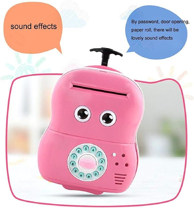 2 IN 1 CUTE ELECTRONIC MONEY PIGGY BANK