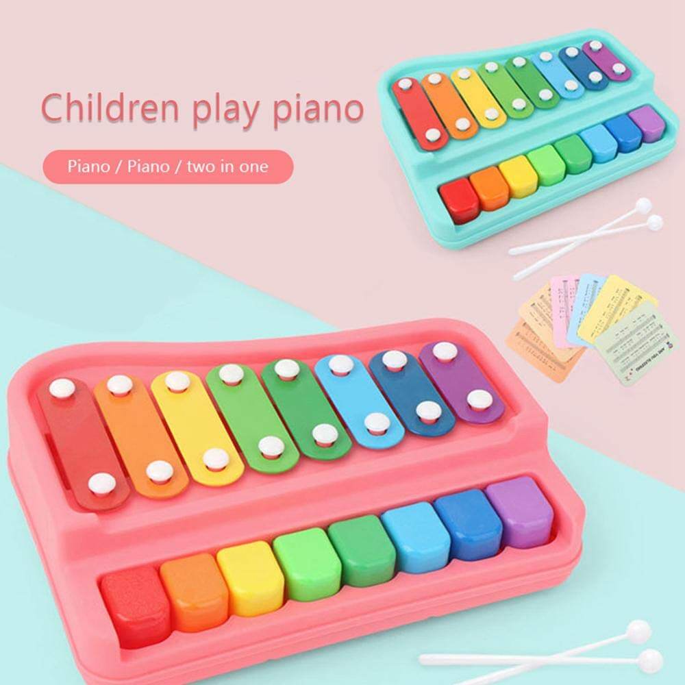 2 IN 1 XYLOPHONE & PIANO MUSICAL INSTRUMENT