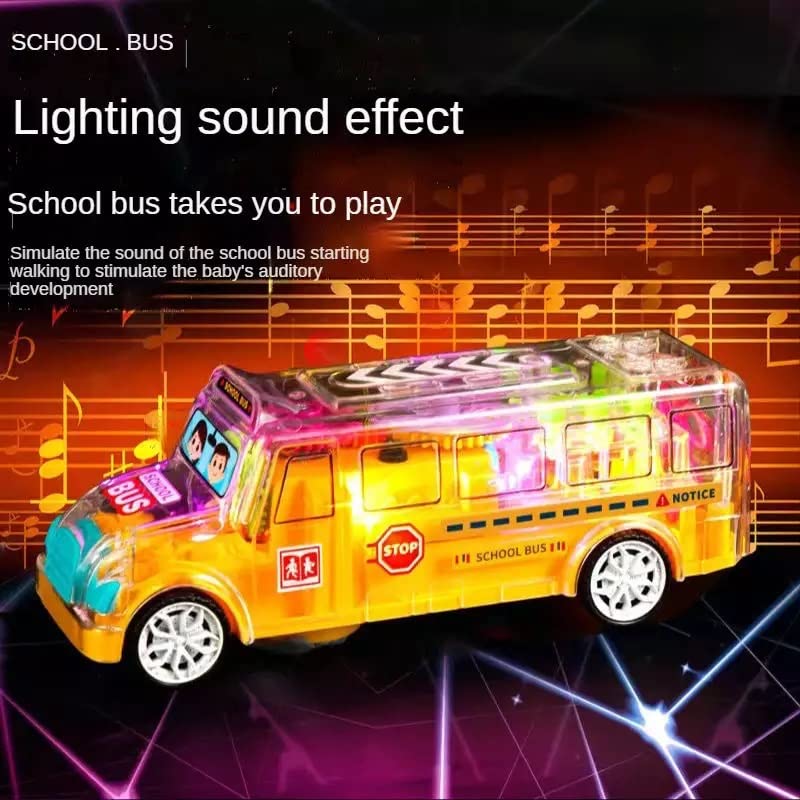 TRANSPARENT FUNNY BUS WITH MUSIC