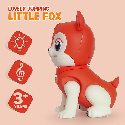 LOVELY JUMPING LITTLE FOX TOY
