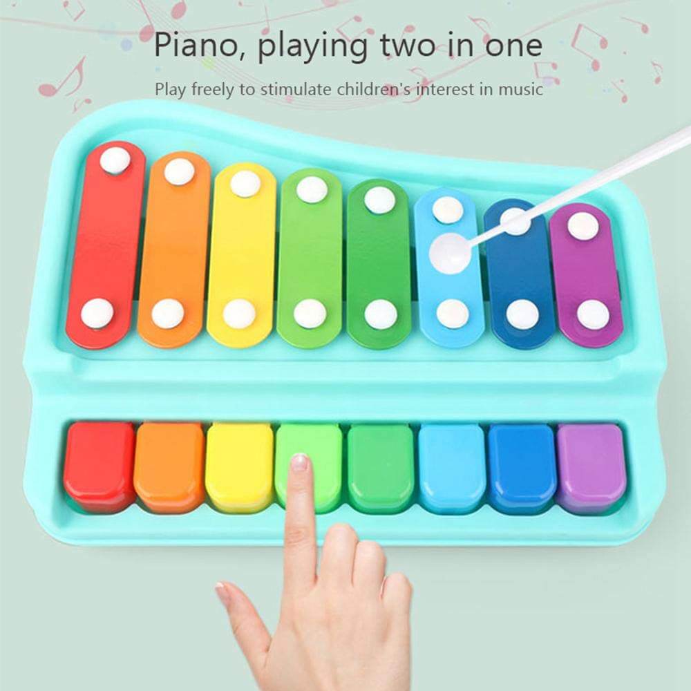 2 IN 1 XYLOPHONE & PIANO MUSICAL INSTRUMENT