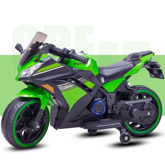 KIDS NINJA BATTERY OPERATED RIDE ON BIKE