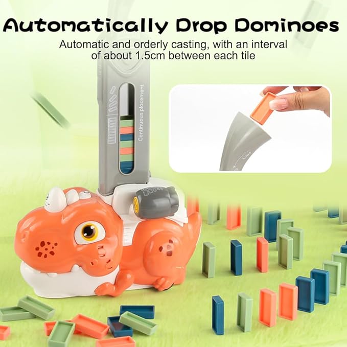 DINOSAUR DOMINO TRAIN SET