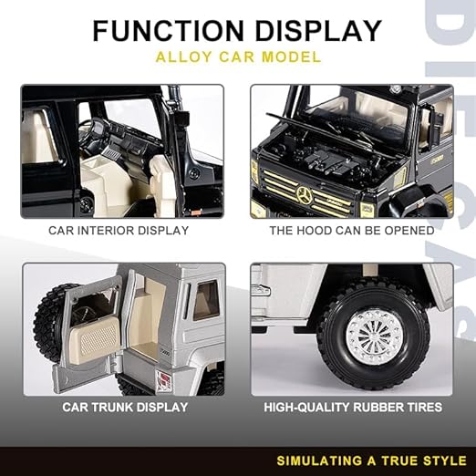 1:24 MERCEDES UNIMOG U5000 ALLOY DIECAST MODEL