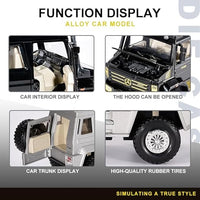 Thumbnail for 1:24 MERCEDES UNIMOG U5000 ALLOY DIECAST MODEL