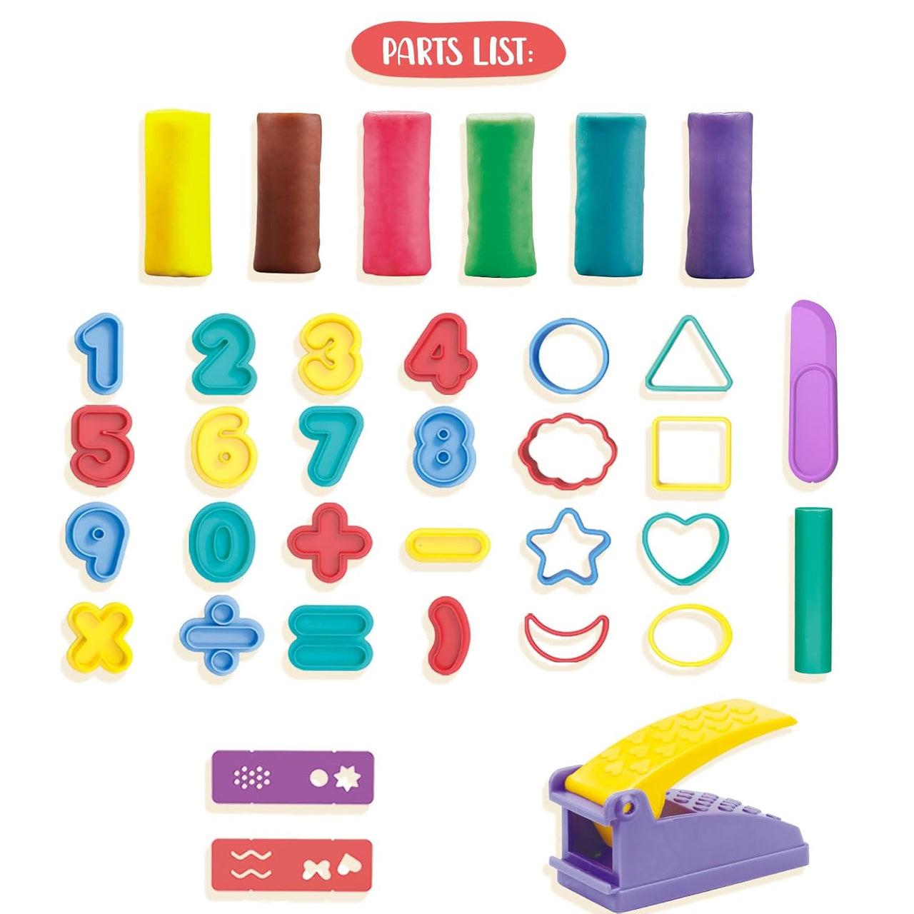 MATHEMATIC & SHAPE LEARNING DOUGH PLAY SET