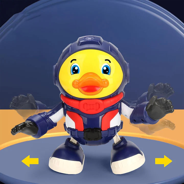 DANCING SPACE DUCK WITH LIGHTING & MUSICAL TOY