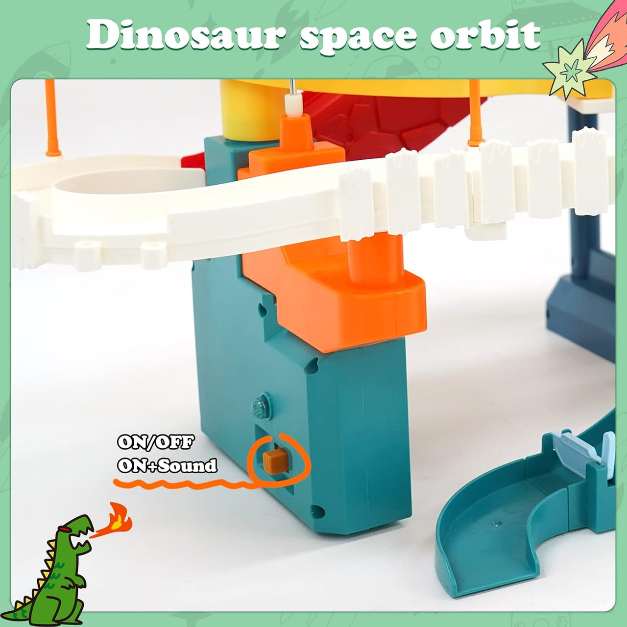 DINOSAUR RACING CAR TRACK SET