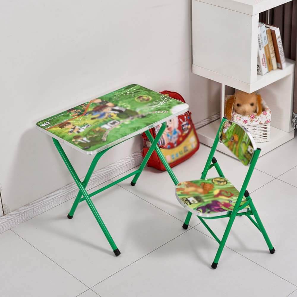 Kids folding chair online and table