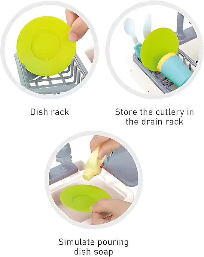EDUCATIONAL KITCHEN DISHWASHER SINK PLAYSET
