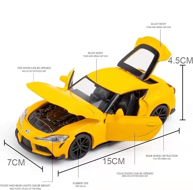 1:32 TOYOTA SUPRA MK5  ALLOY DIECAST MODEL