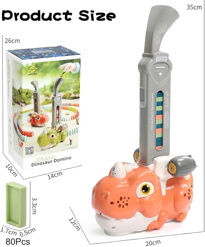 DINOSAUR DOMINO TRAIN SET
