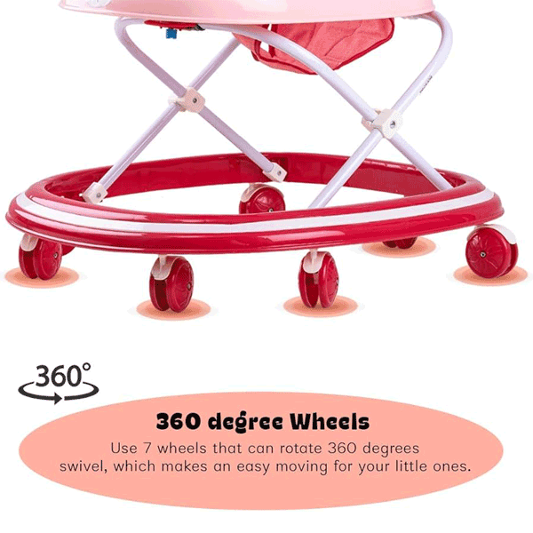 Baby walker 360 degree wheels cheap