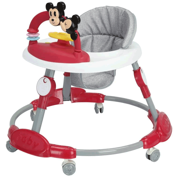 FIBER MICKEY ROUND BABY WALKER FOLDABLE