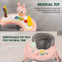 Thumbnail for ROUND STYLE BABY WALKER WITH HEIGHT ADJUSTABLE