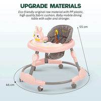 Thumbnail for ROUND STYLE BABY WALKER WITH HEIGHT ADJUSTABLE