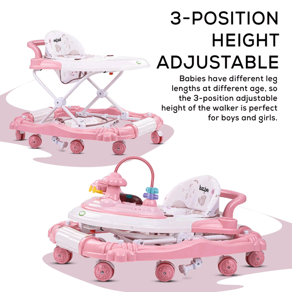 MULTIFUNCTION BABY WAKER PUSH ANTI ROLLOVER WALKER 3-IN-1