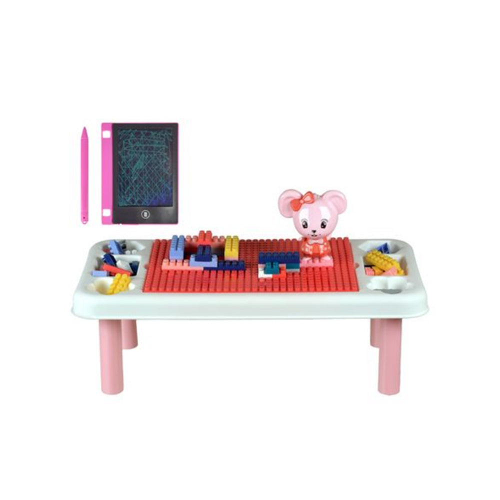 BUILDING BLOCK TABLE FUN  CREATIVE DRAWING BOARD