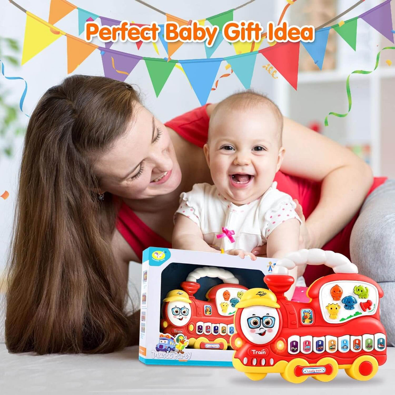 EARLY LEARNING MUSICAL TRAIN & PIANO