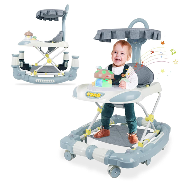 3 IN 1 MULTIFUNCTIONAL BABY WALKER WITH ROCKER STROLLER