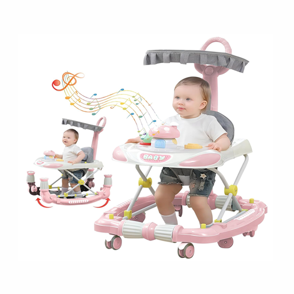 3 IN 1 MULTIFUNCTIONAL BABY WALKER WITH ROCKER STROLLER